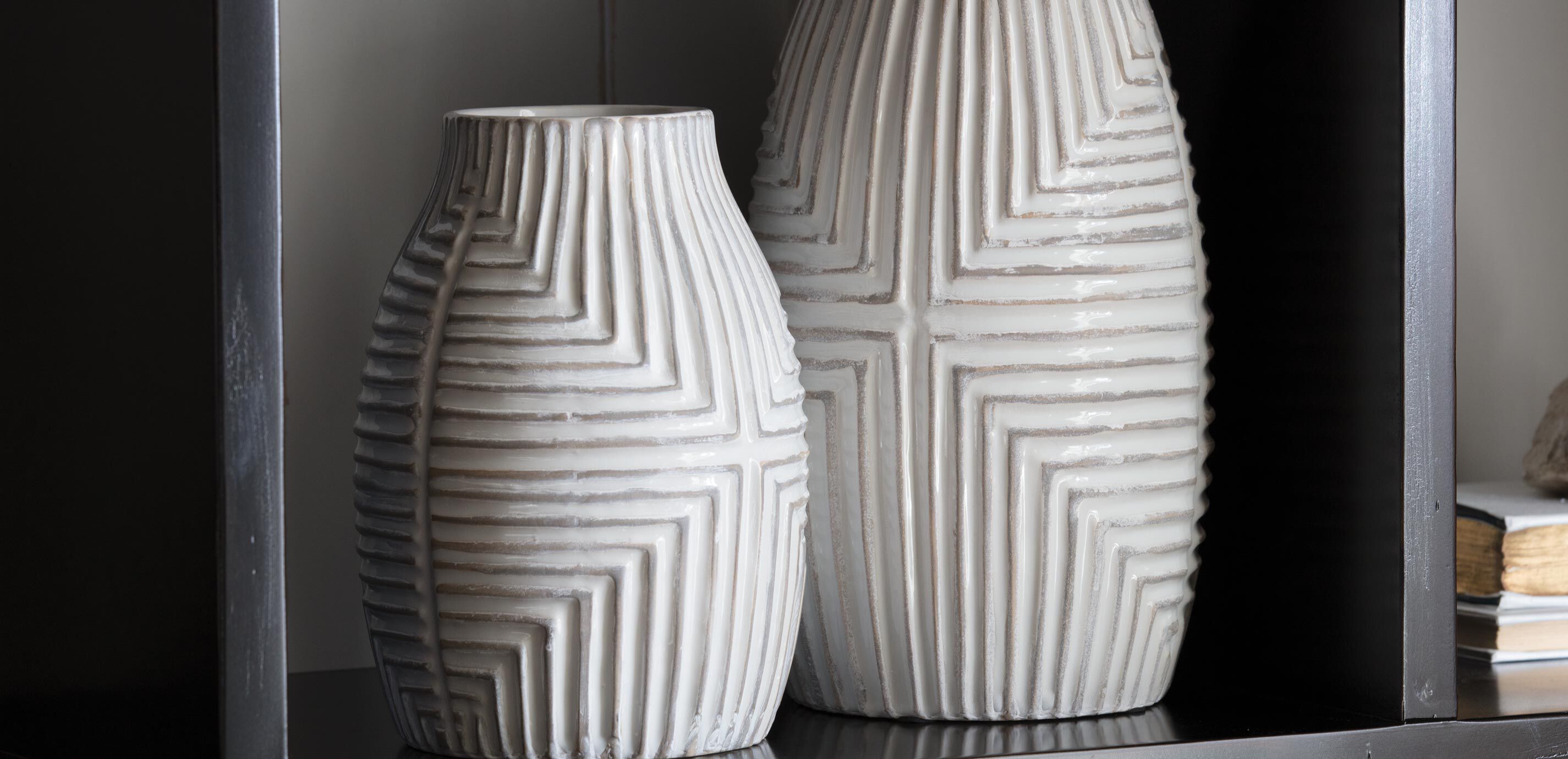 Aztec White Vase_2