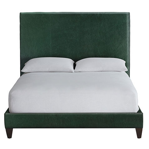 Elsen Custom Leather Bed image elsenlthupholstered