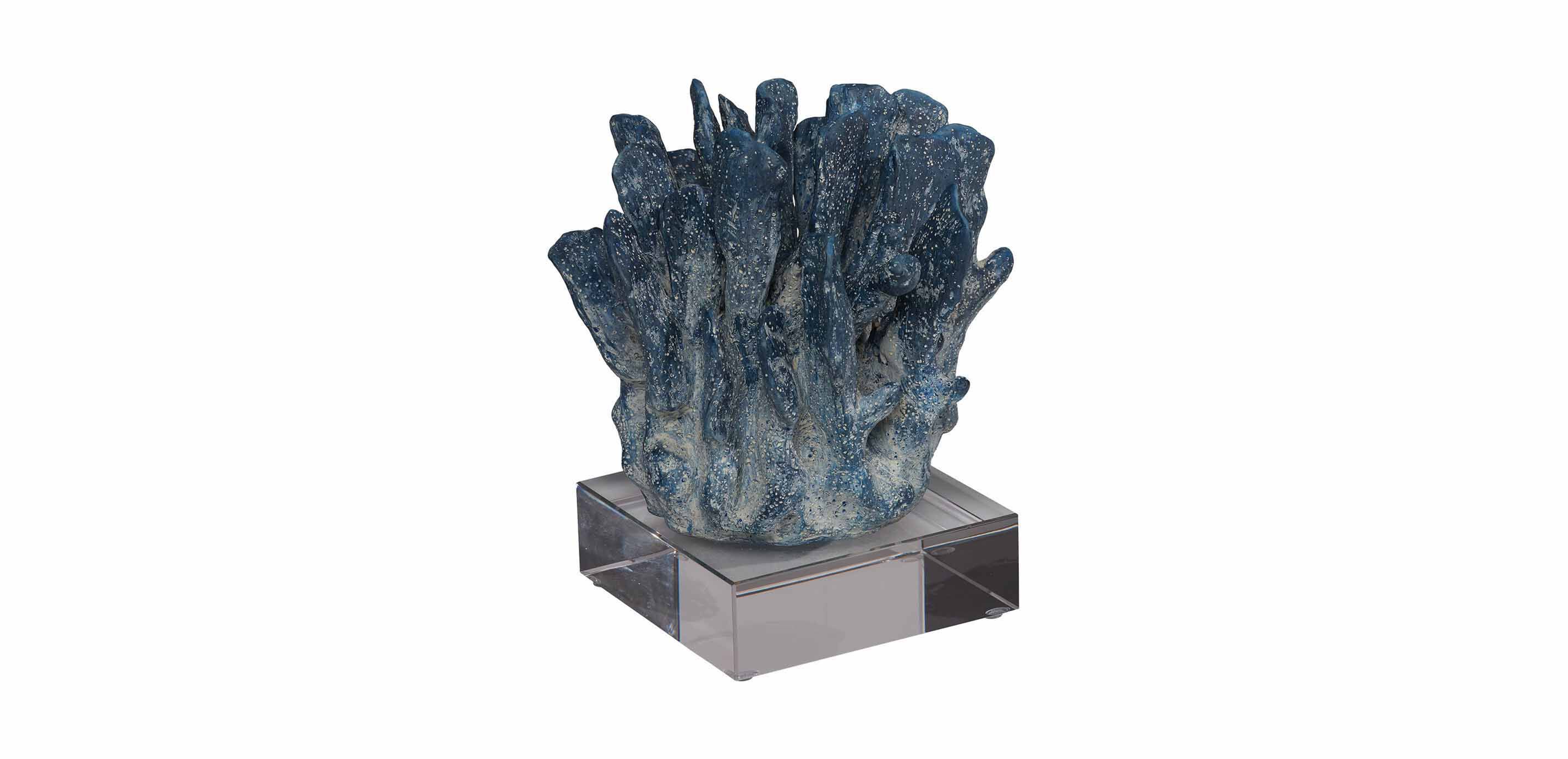 Blue Coral Sculpture