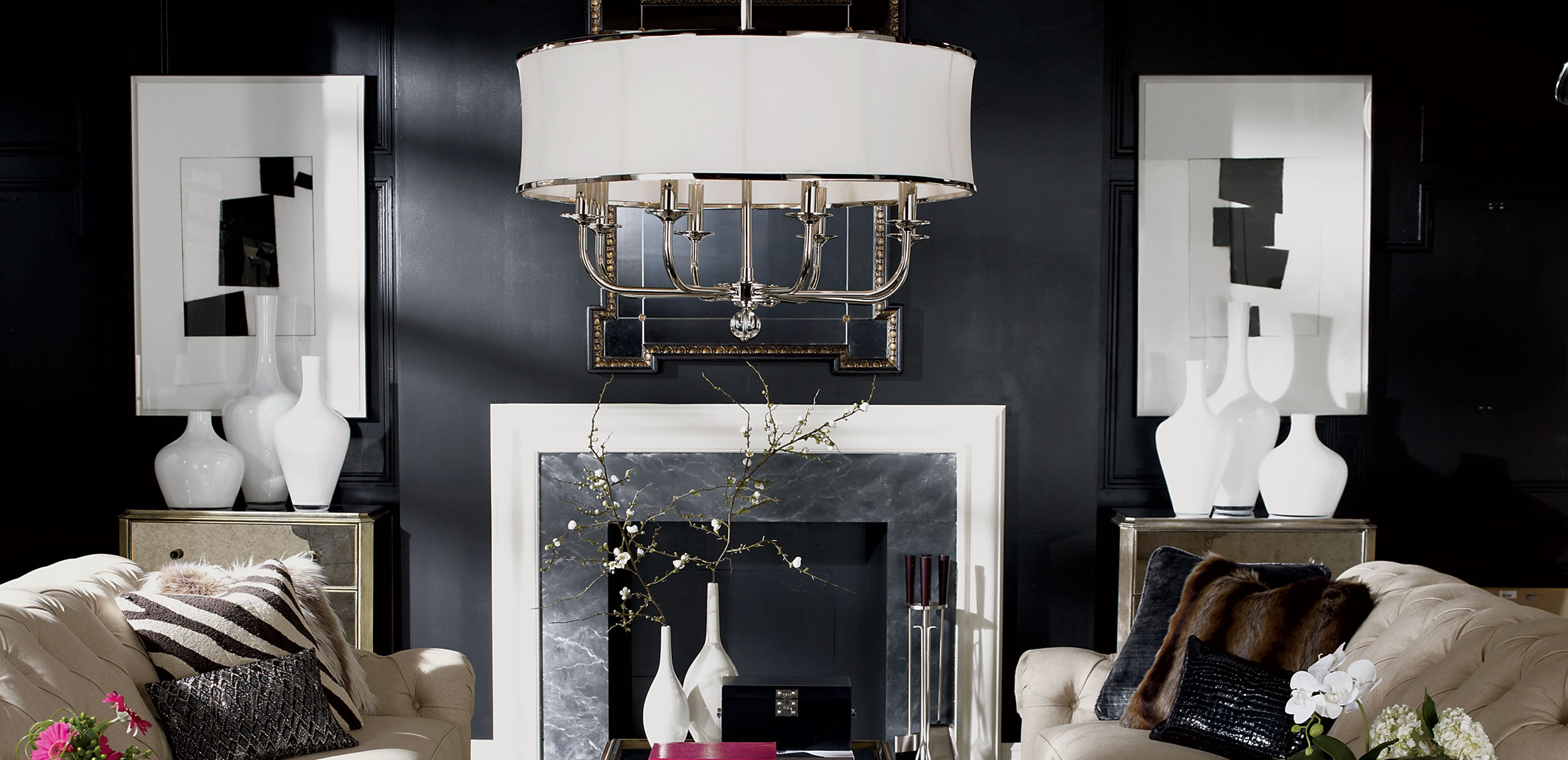 Zoe Eight-Light Nickel Chandelier_6