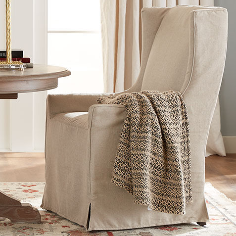 Larkin Slipcovered Host Chair Product Tile Hover Image 332087