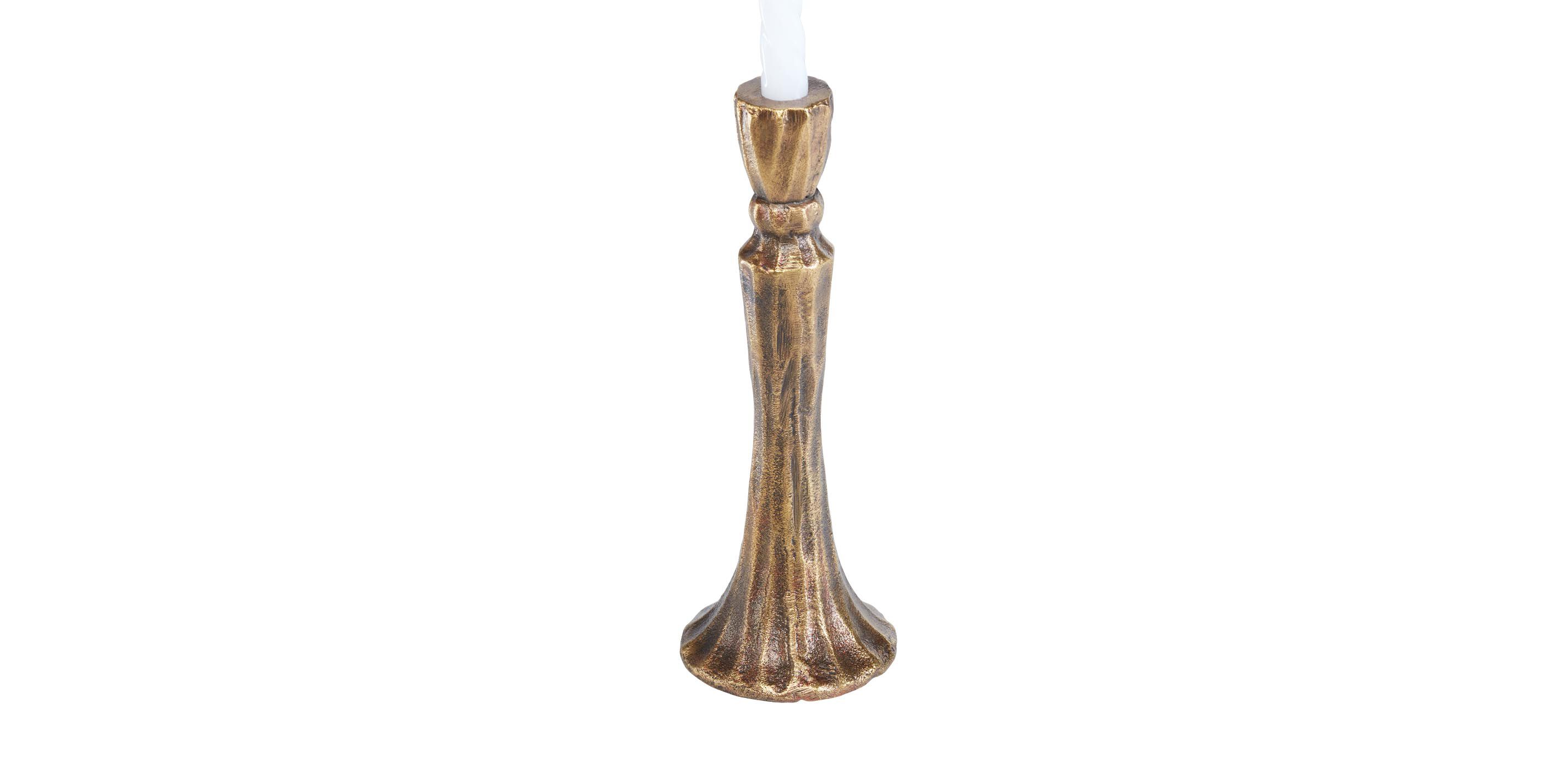 Caspius Antique Brass Candlestick_1