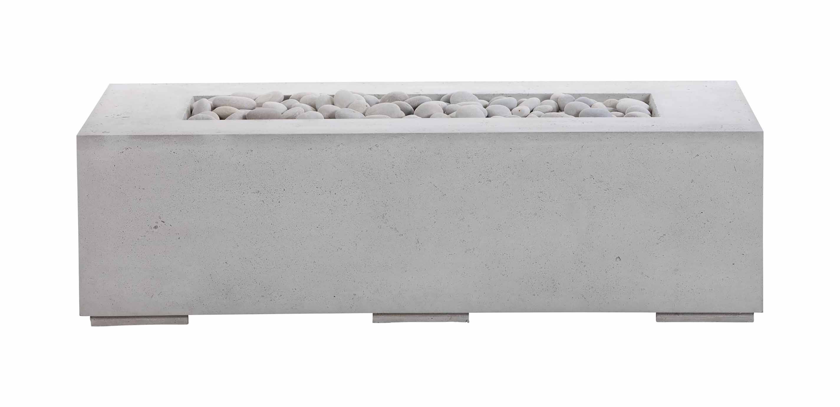 Rectangular Concrete Fire Table