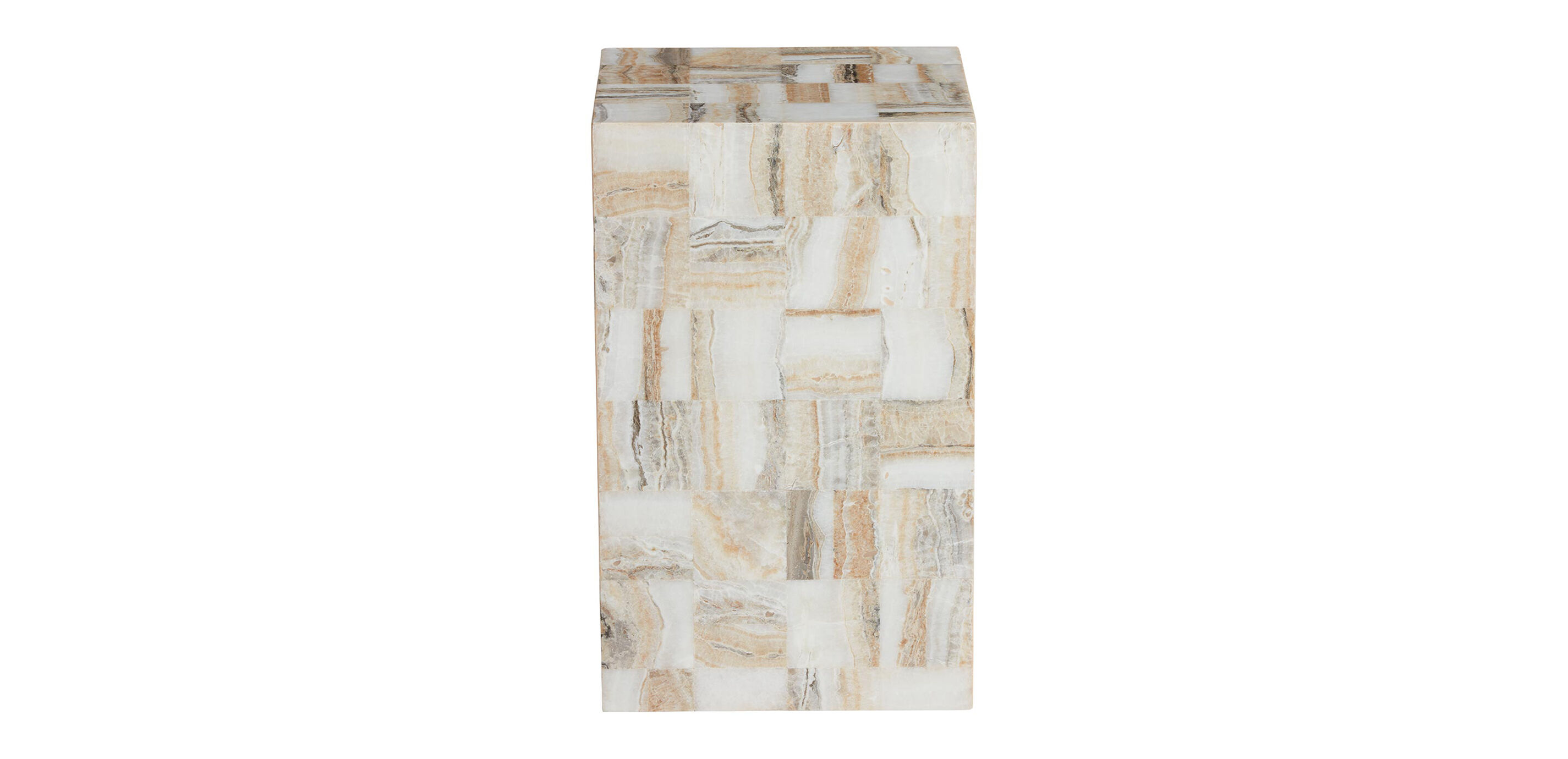 Rakin Onyx Square Stool