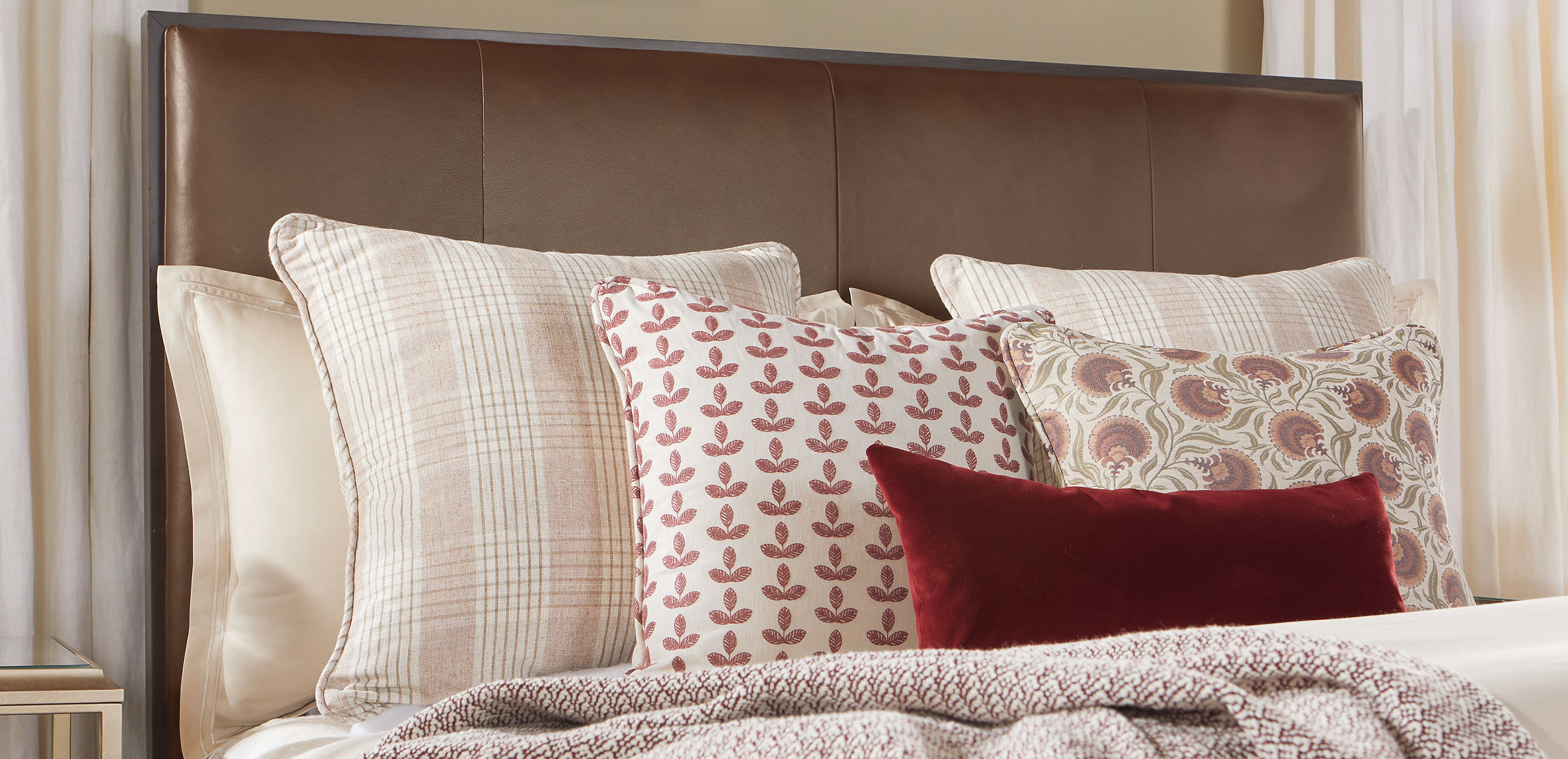 Beldon Leather Bed