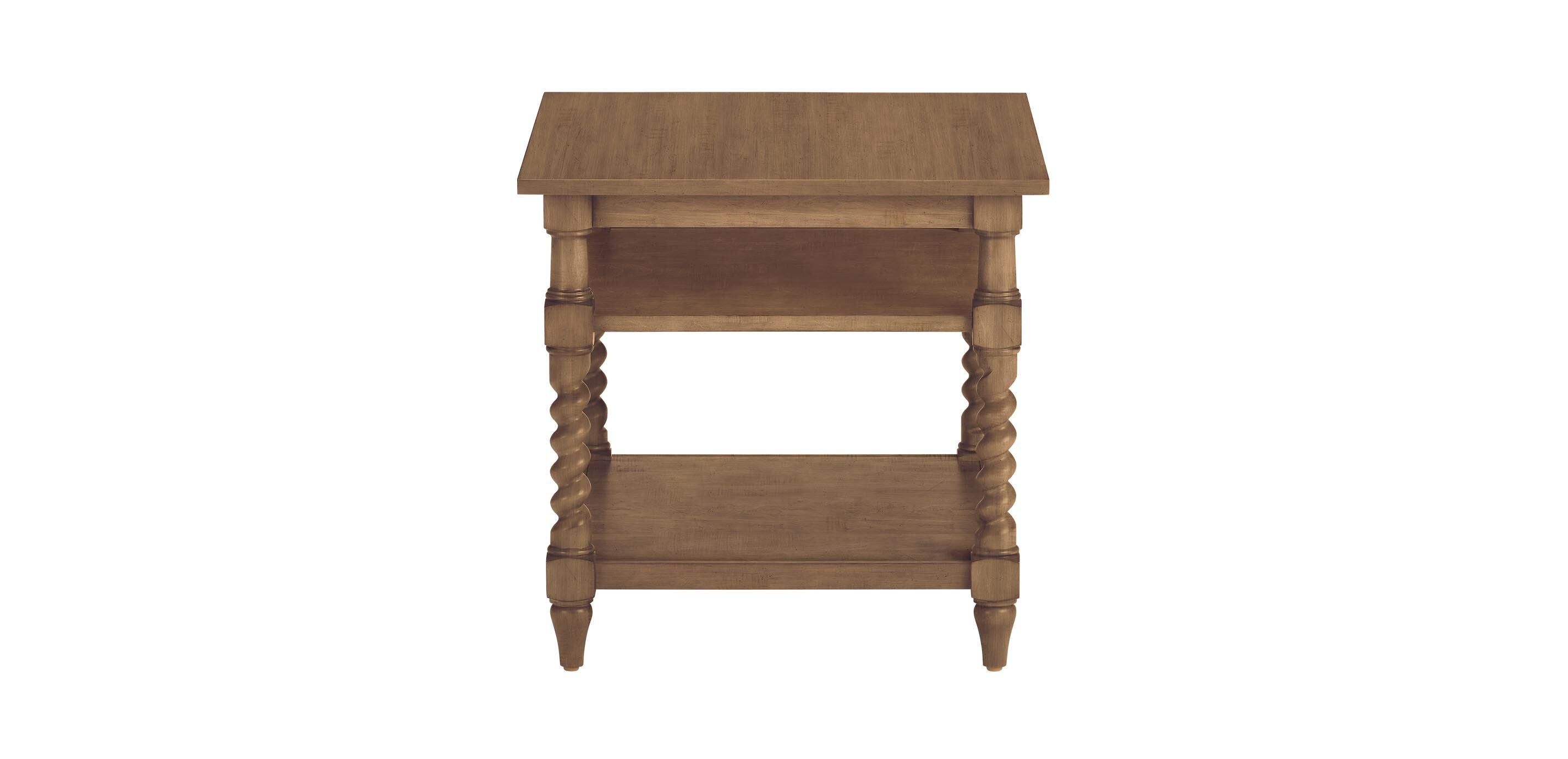 Madalynn Barley Twist End Table