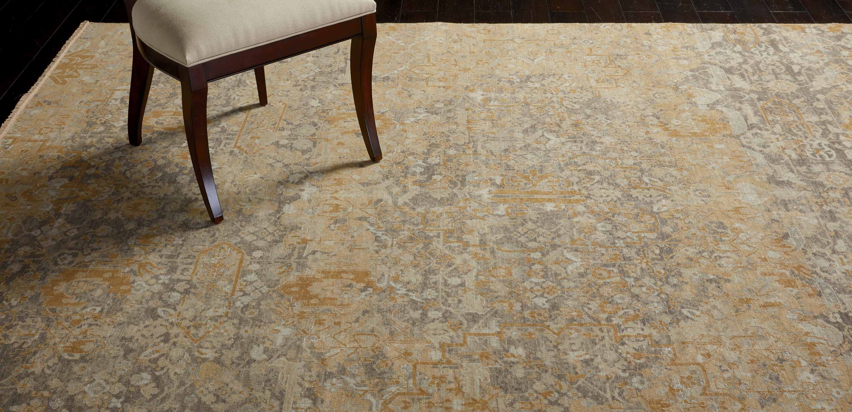 Oslo Rug, Gold/Grey_1