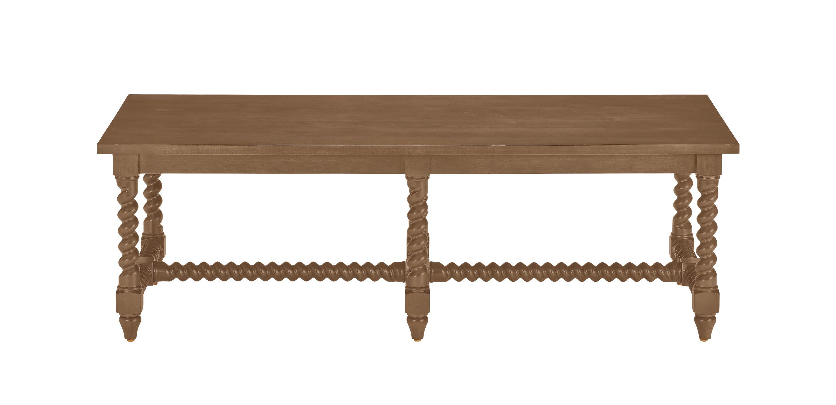 Madalynn Rectangular Barley Twist Coffee Table