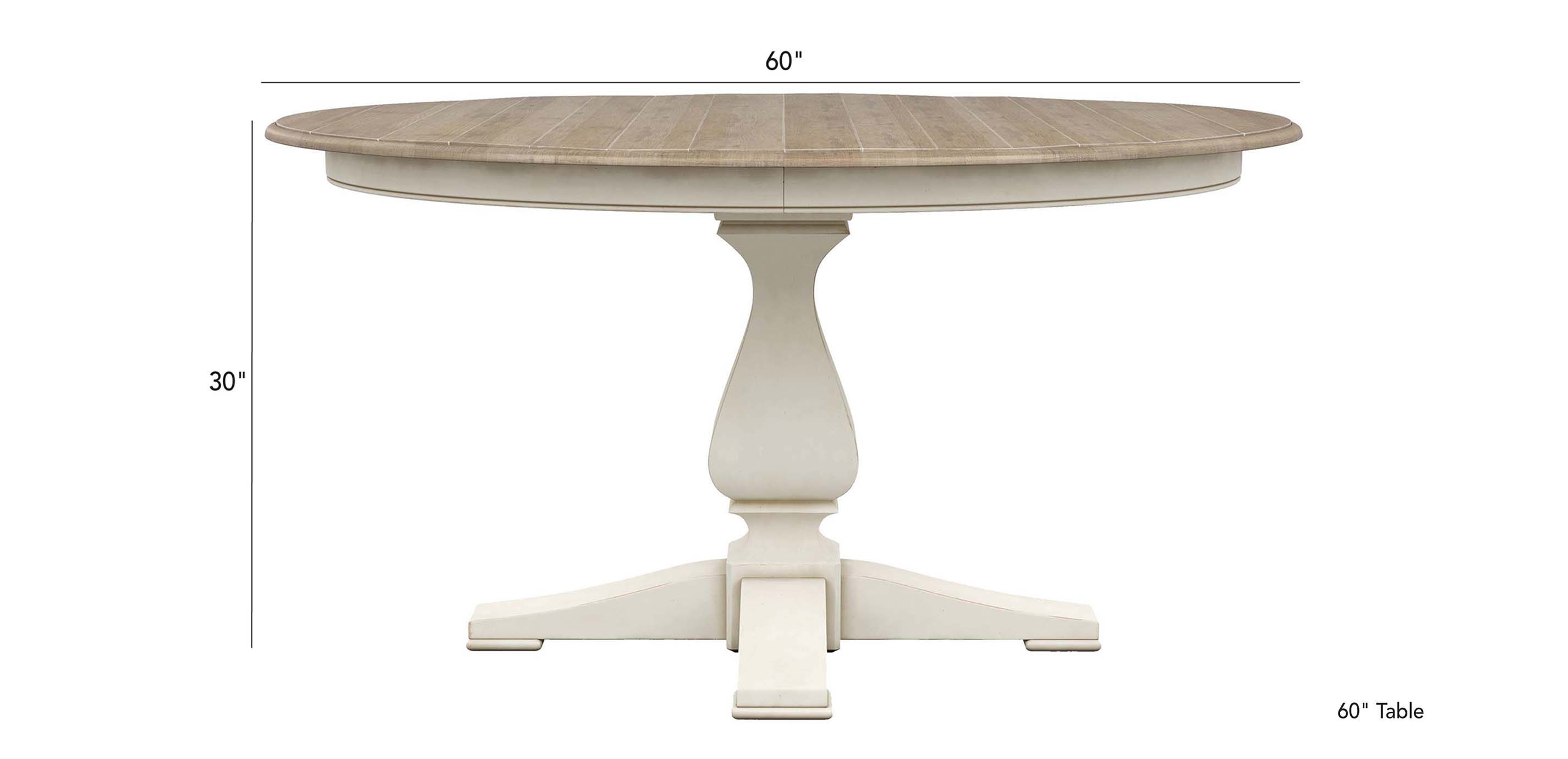 Cameron Rustic Round Dining Table_1