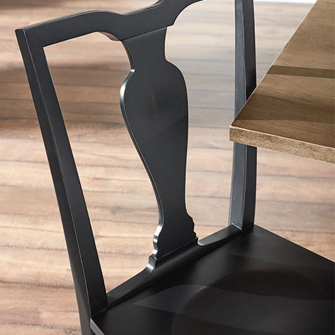 Maddox Dining Side Chair, Wood Seat Product Tile Hover Image C56001