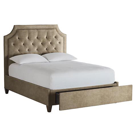 Lianna Custom Leather Storage Bed image liannalthstorage
