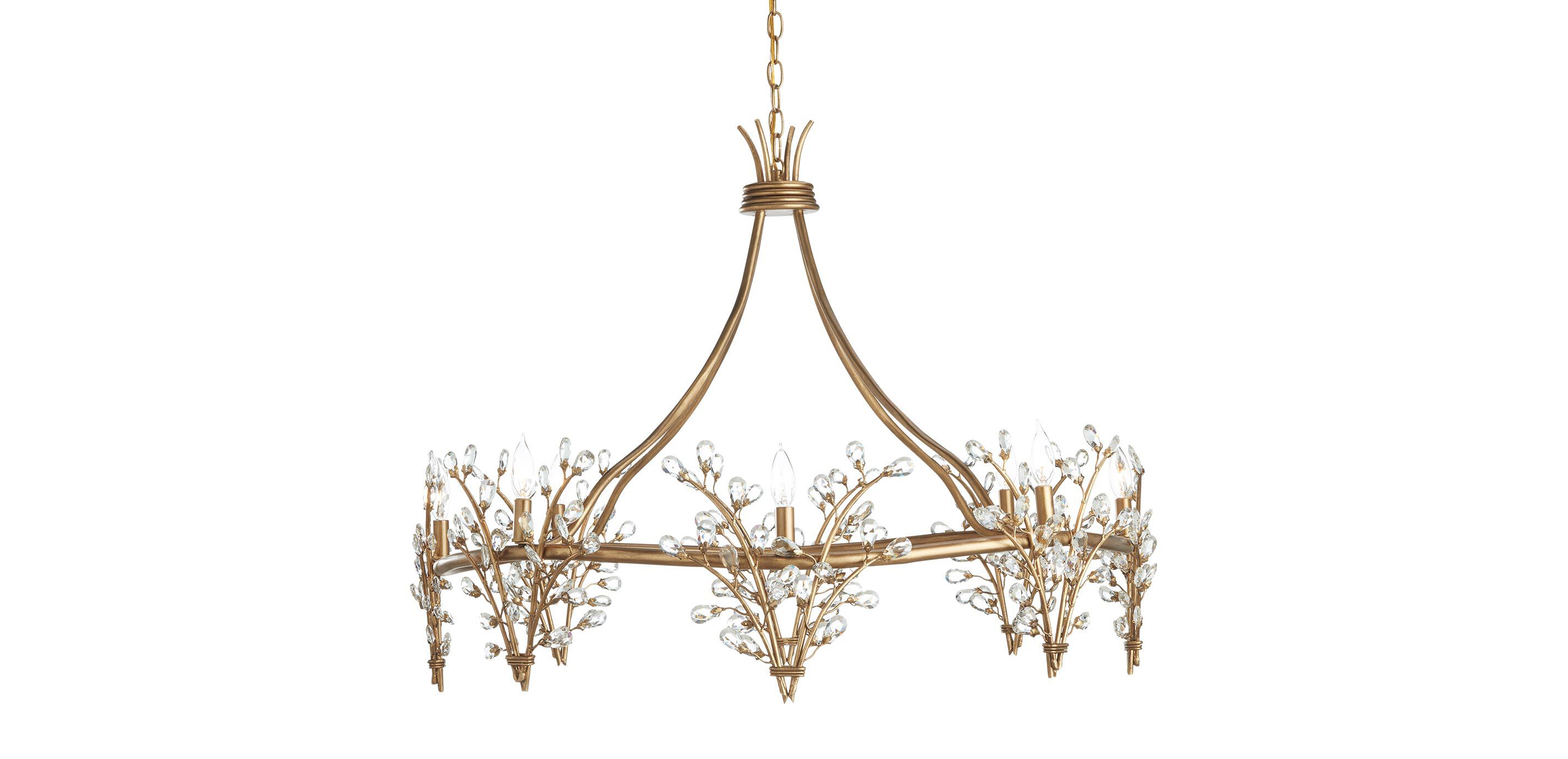 Clara 8-Light Round Crystal Chandelier