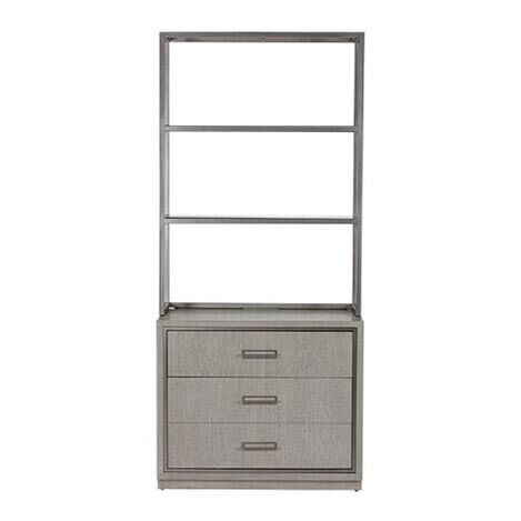 Faraday Two-Drawer File Cabinet with Hutch image 369206G