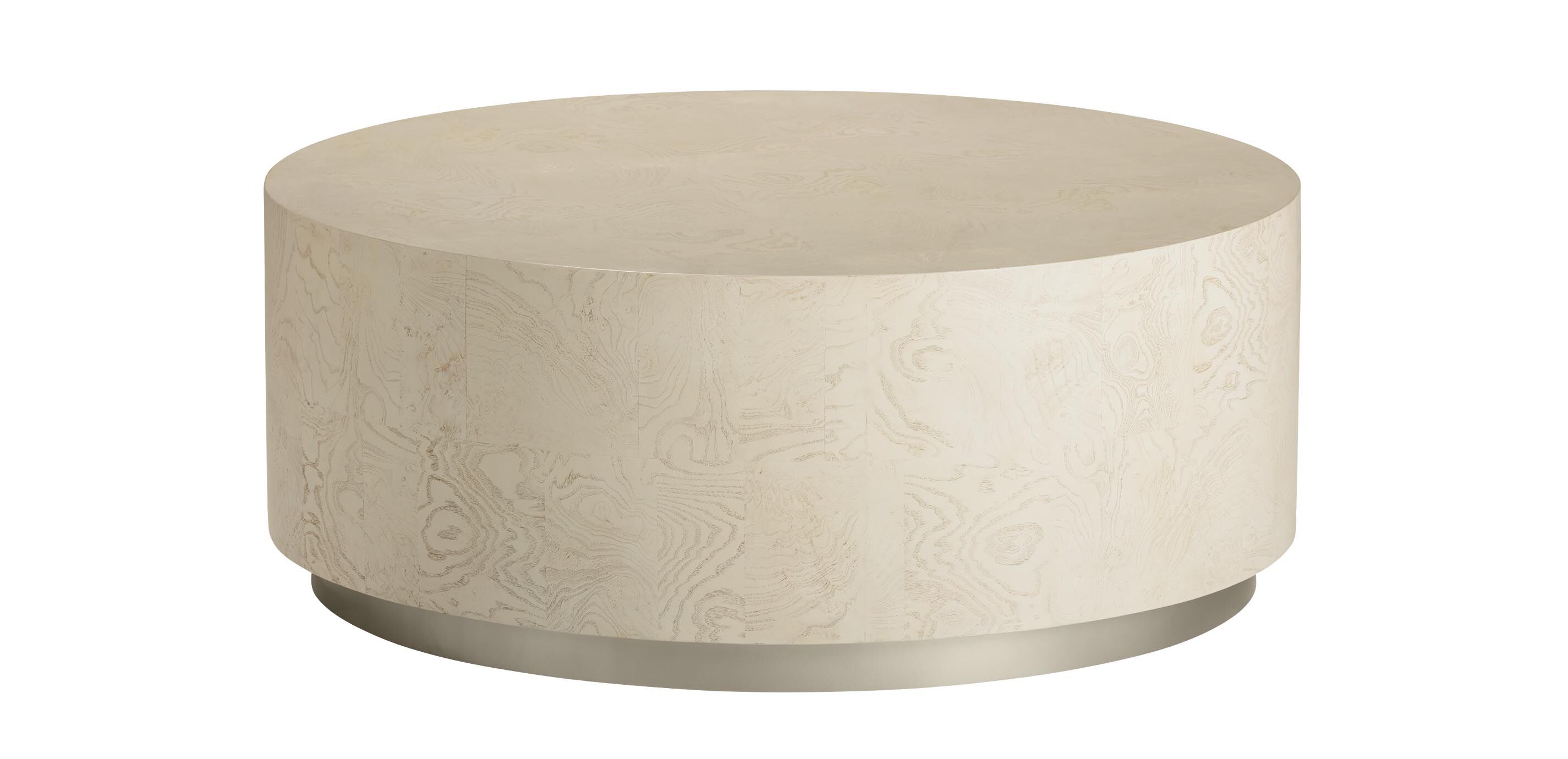 Braemore Round Plinth-Base Coffee Table