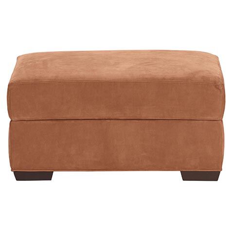 Kellan Modern Leather Ottoman image 721080
