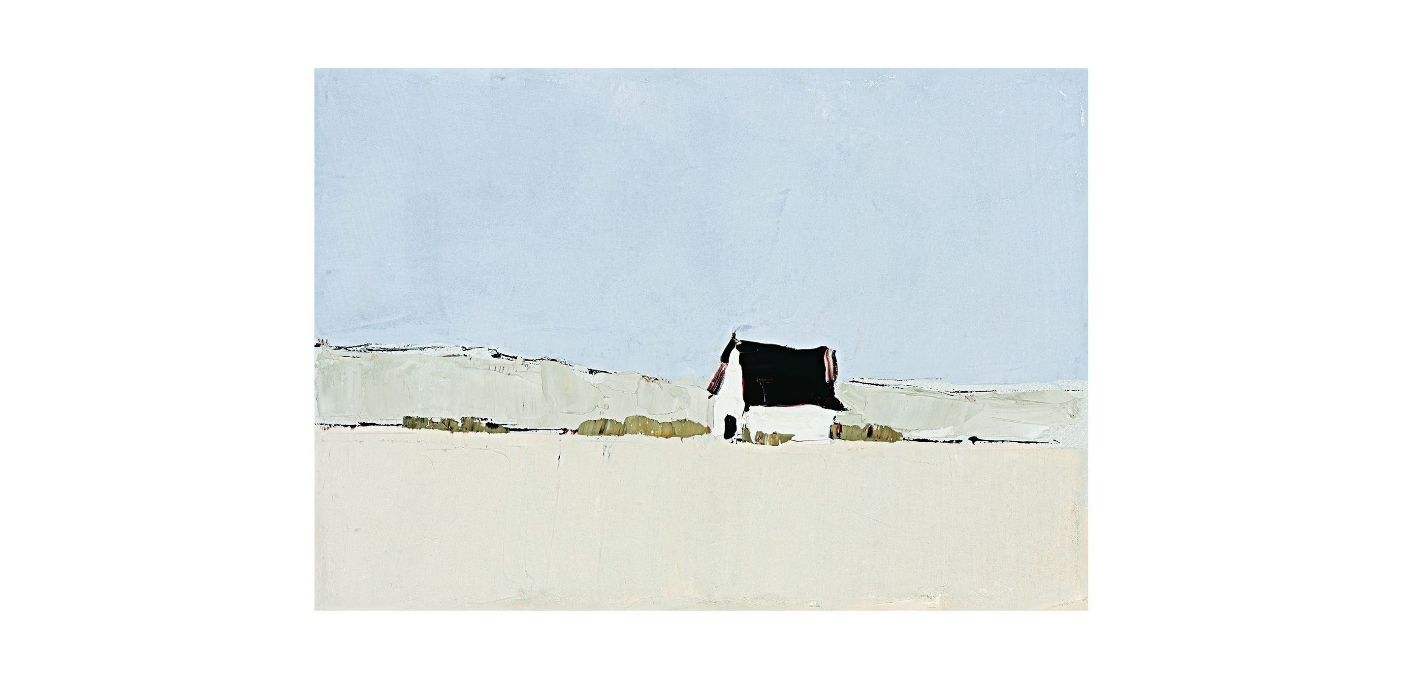 Road and Barn
