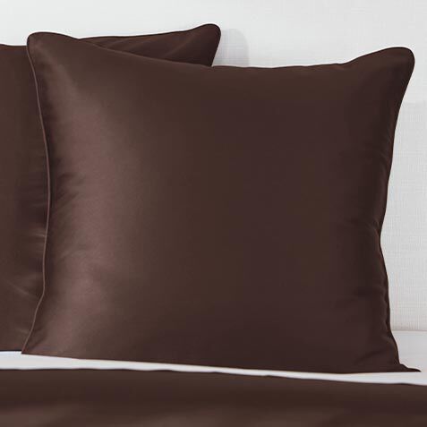 Salena Solid Euro Sham, Espresso image 032012D  ESP
