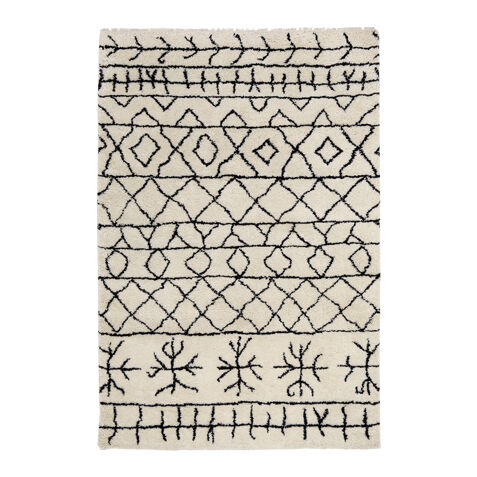 Primal Rug, Ivory/Black image 041554