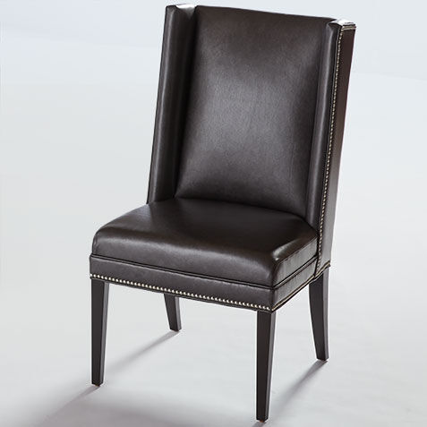 Yves Leather Side Chair Product Tile Hover Image 727313