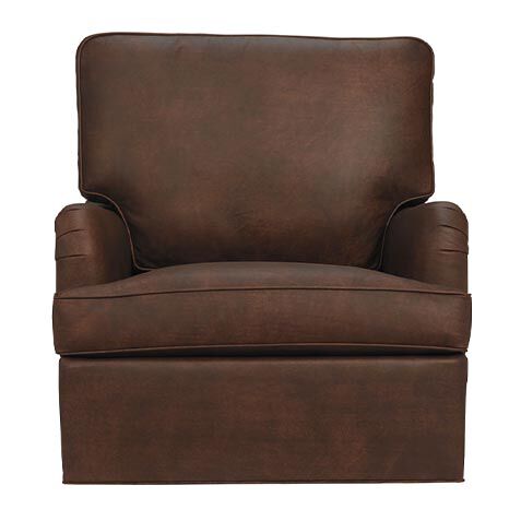 Monica Leather Swivel Glider image 727612