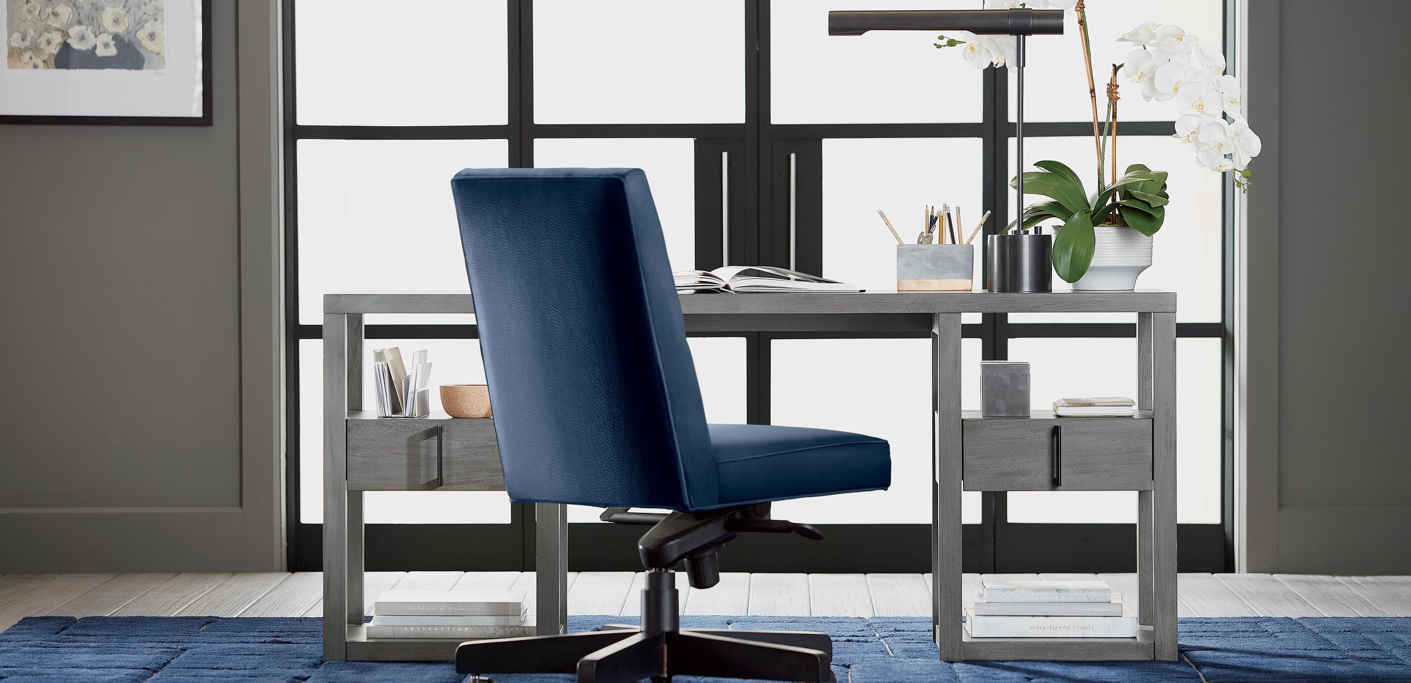 Jett Leather Desk Chair