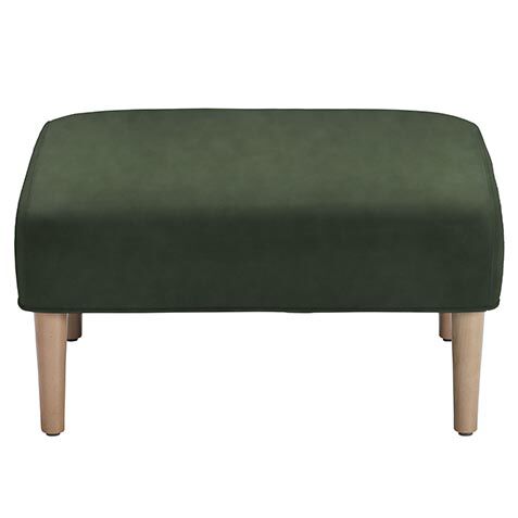 Alarik Leather Ottoman image 727328