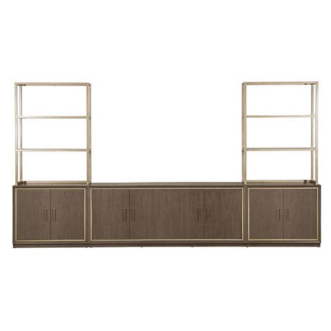 Faraday Classic Large Five-Piece Media Center with Drawers image 279326G