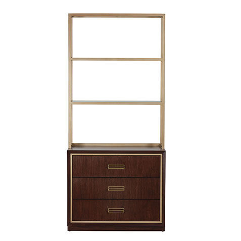 Faraday Classic Three-Drawer Cabinet with Hutch image 279204G