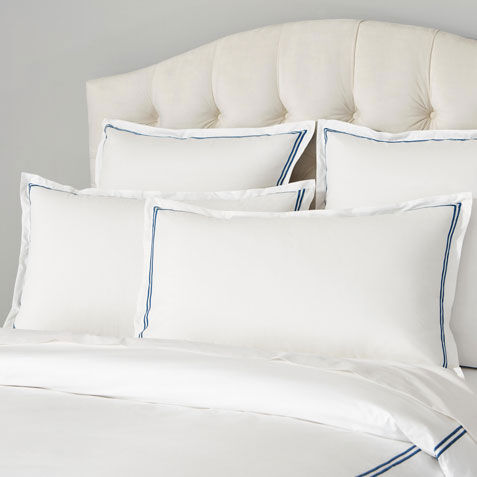 Satin-Stitch Percale Sham image 031396