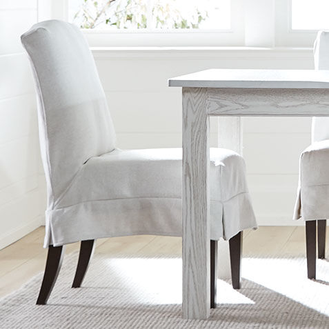Cassian Slipcovered Dining Side Chair Product Tile Hover Image 332297