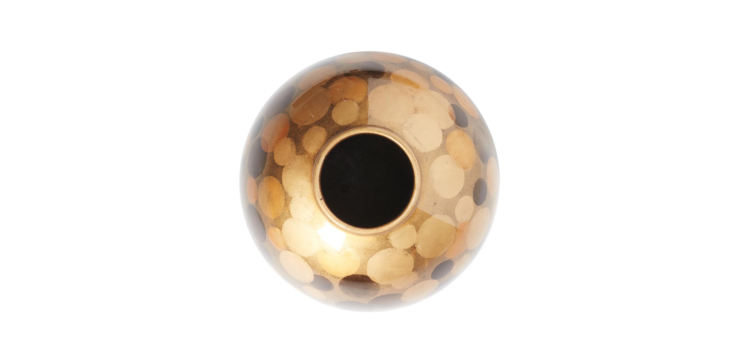 Copper Tones Spotted Vase_2