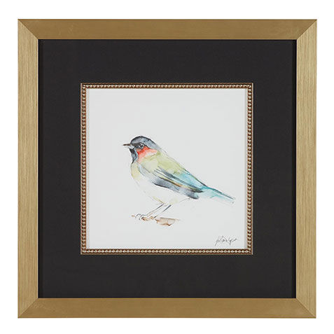 Watercolor Songbird II image 073168B