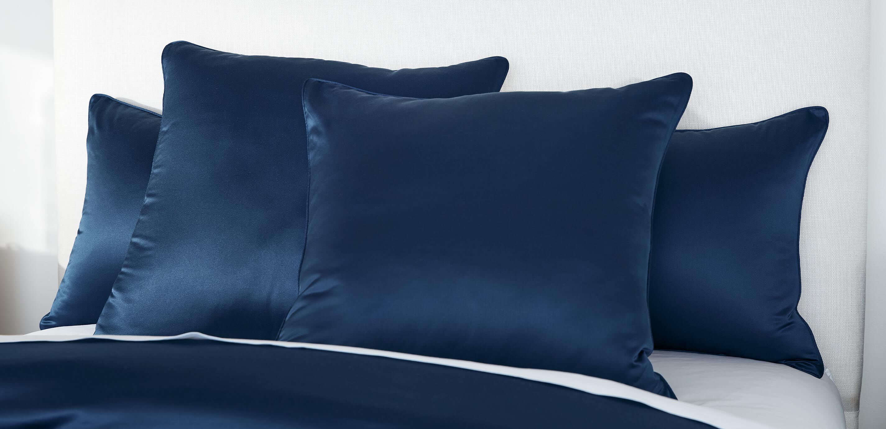 Salena Euro Shams, Navy (set of 2)