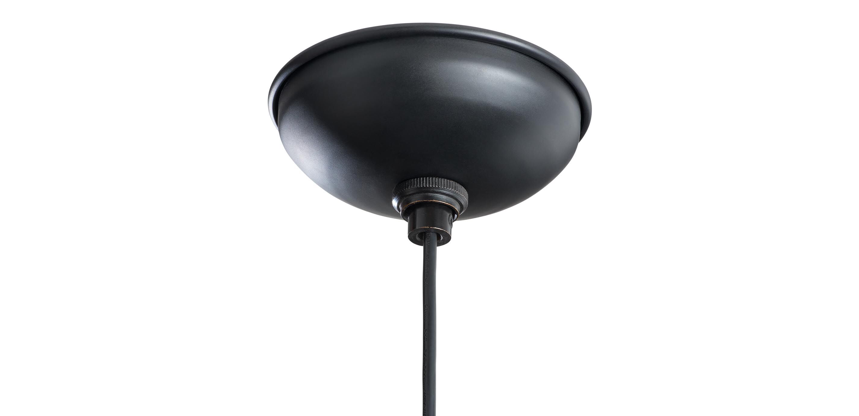 Dune Black-and-Brass Ribbed Pendant Light_1