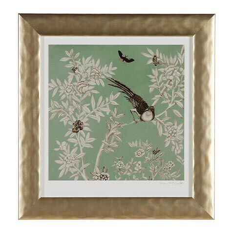Gilded Green Chinoiserie II image 073227B