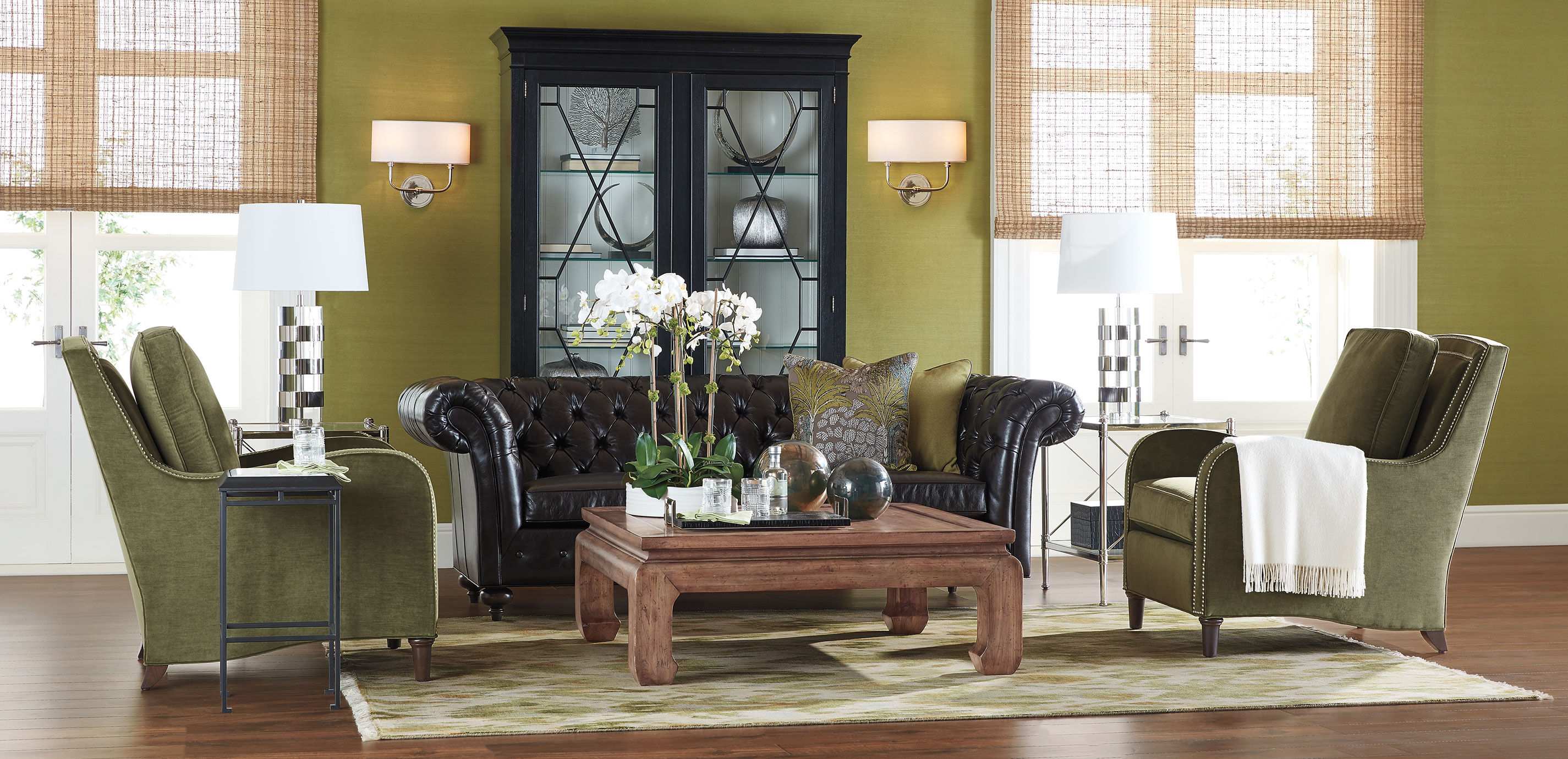 Mansfield Leather Sofa 89"_3