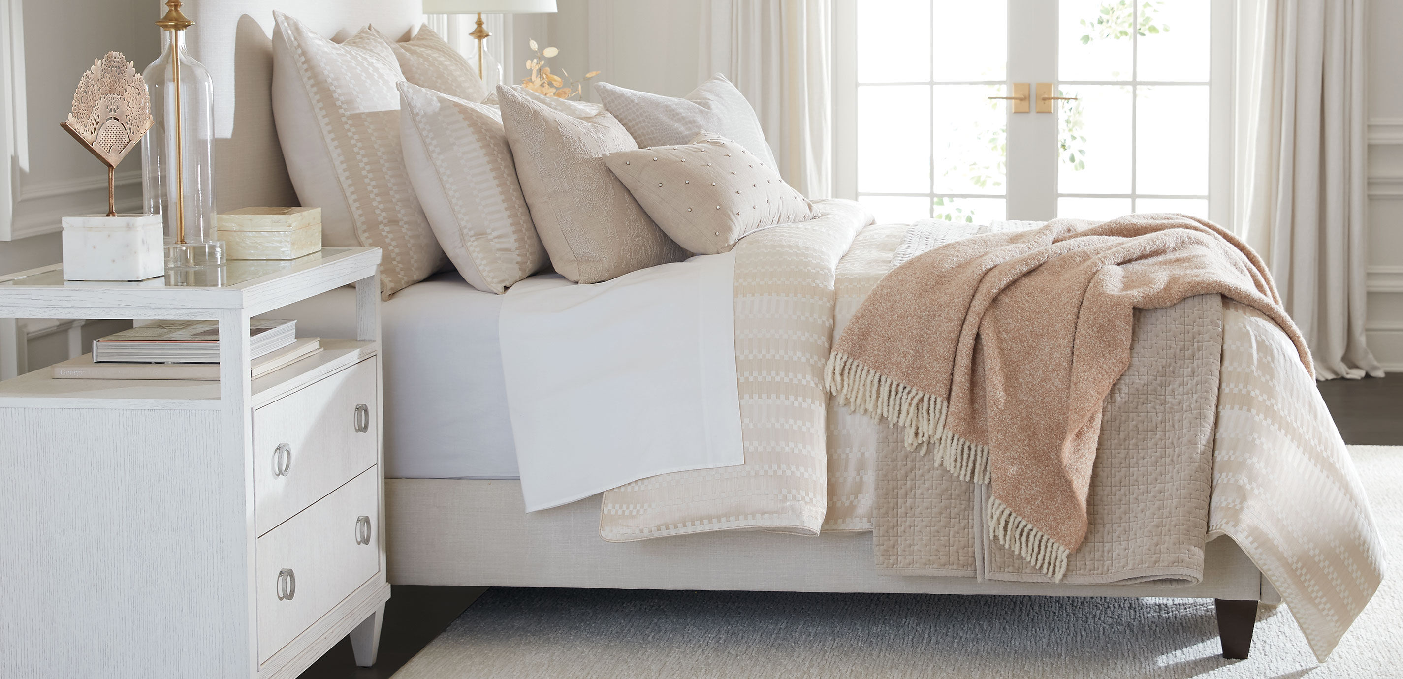 Checkerboard Jacquard Euro Sham_2