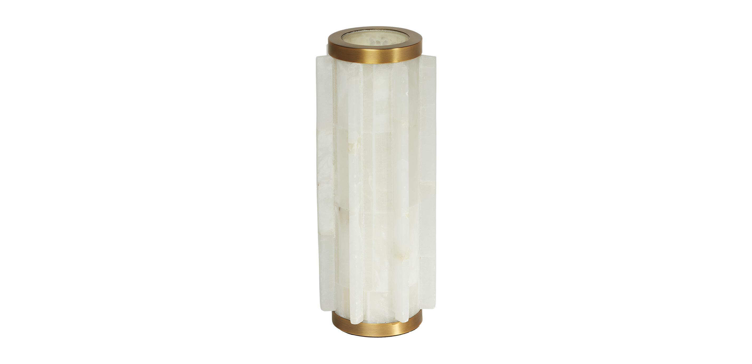Farida Alabaster Vase