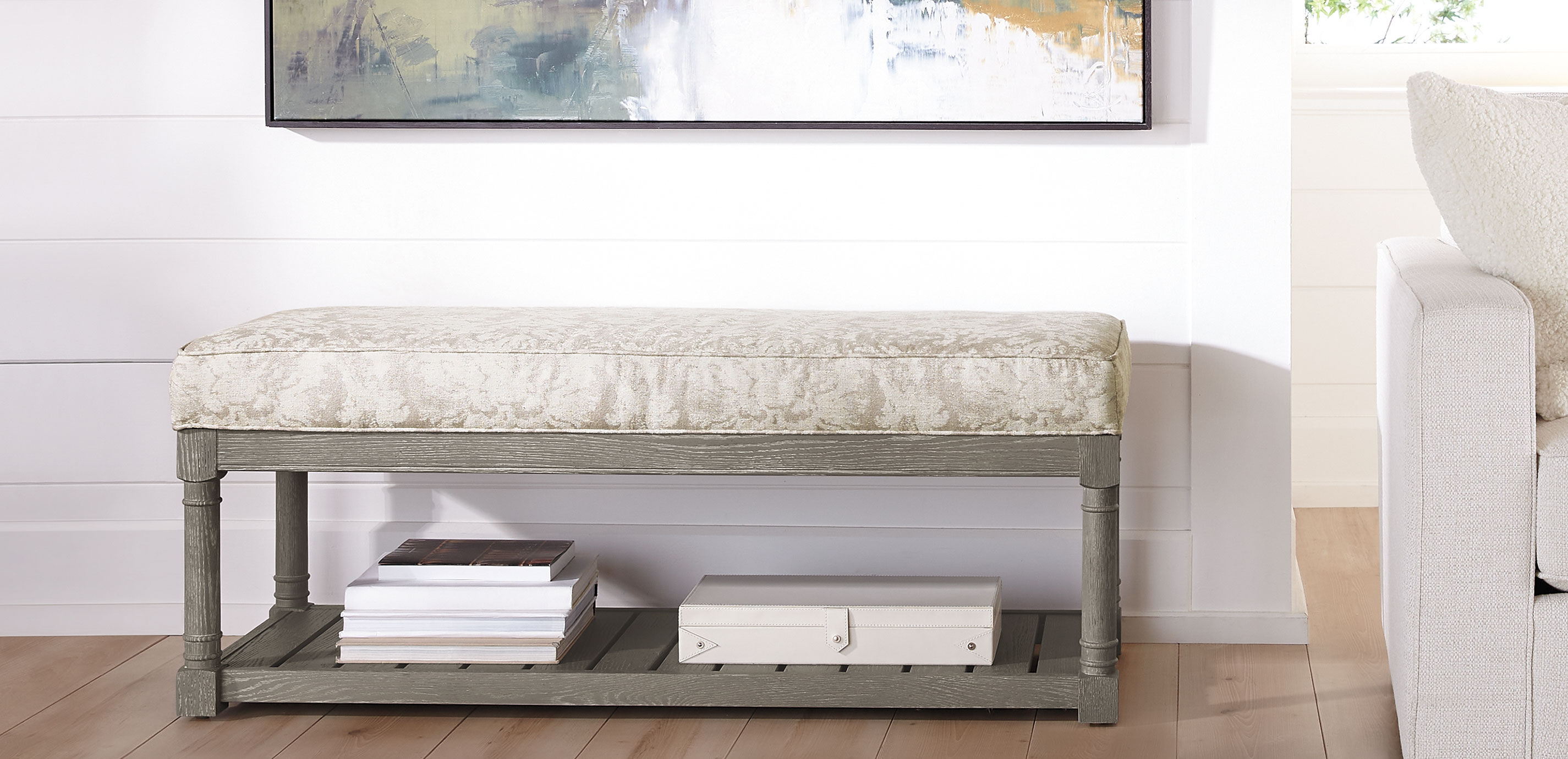 Brooks Upholstered Bench Seat