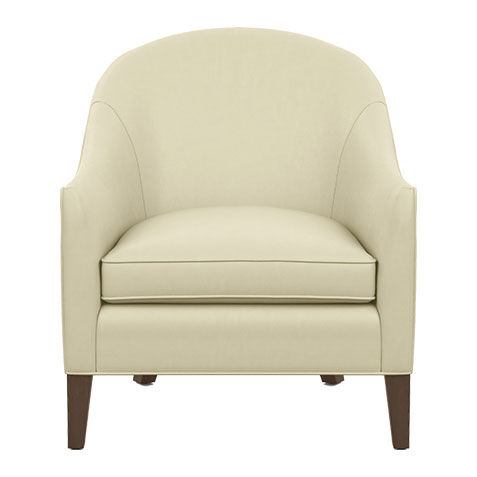 Grace Leather Stationary Chair image 727513