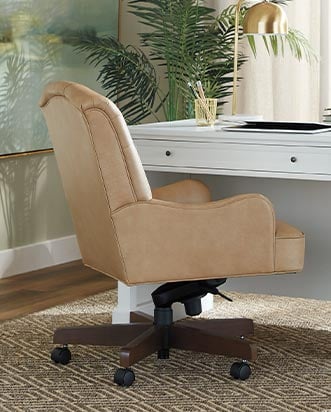 LEATHER DESK CHAIRS