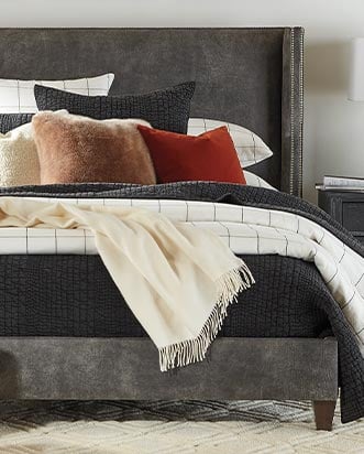 LEATHER BEDS & HEADBOARDS