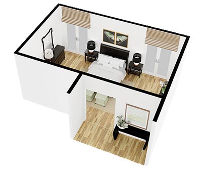 3D room plan