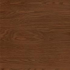 Brown Sugar with Vivid Brass (55B) : Medium brown stain, very light distressing, mid-sheen. Vivid Brass metal finish swatch Nadia Console