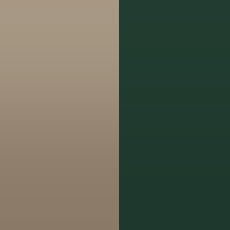 Hunter/Khaki swatch Vines Recycled Cotton Throw