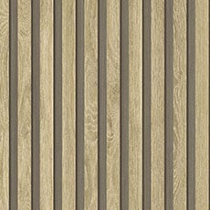 Taupe swatch Wood Slat Wallpaper