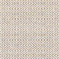Ivory Metallic swatch Castlefield Serged Rug