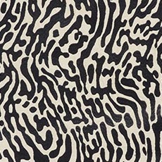 Black swatch Abstract Animal Pillow
