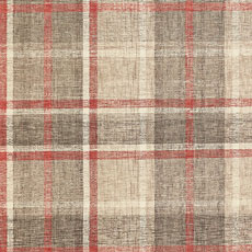 Persimmon swatch Glenvyl Plaid Rug