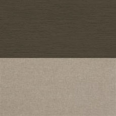 Mink / Sandstone (715): Dark gray wood finish paired with a neutral protected fabric swatch Rambert Two-Door Buffet